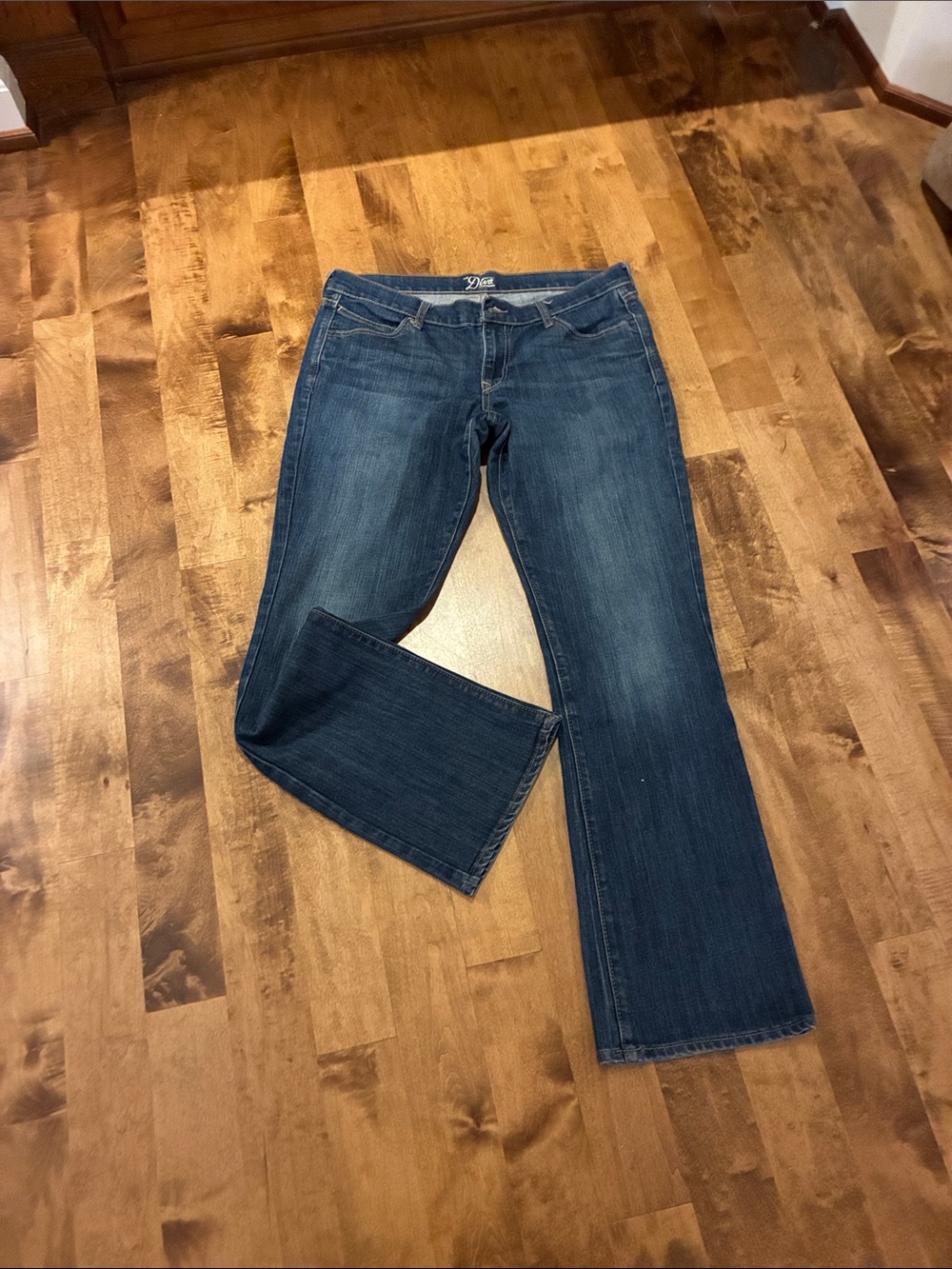 Old Navy Dark Blue Flare Jeans